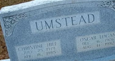 Christine Hill Umstead Christine Hill Umstead