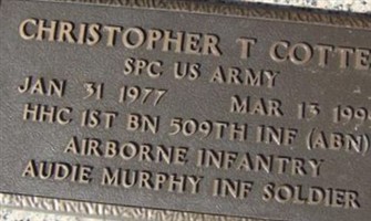Christopher T Cotter Christopher T Cotter