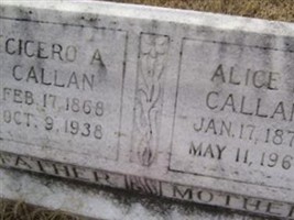 Cicero A. Callan Cicero A. Callan