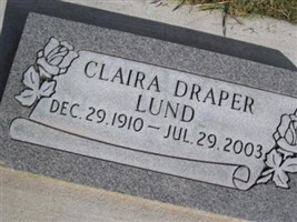 Clara Alice Draper Lund Clara Alice Draper Lund