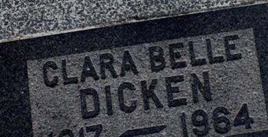 Clara Belle Dicken Clara Belle Dicken