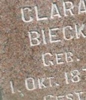 Clara Bertha Henriette Fredrich Bieck