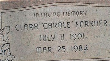 Clara Carole Forkner