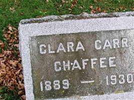 Clara Carr Chaffee Clara Carr Chaffee