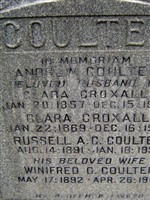 Clara Croxall Coulter Clara Croxall Coulter