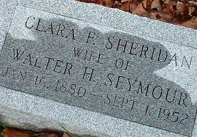 Clara F Sheridan Seymour