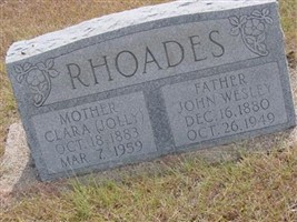 Clara (Jolly) Rhoades Clara (Jolly) Rhoades