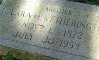 Clara M Wetherington Clara M Wetherington