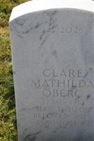 Clara Mathilda "Clare" Oberg