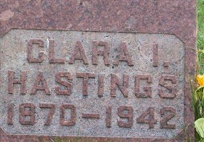 Clara I. or J. Watkins Hastings