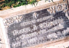 Clara Patience Schneider Scholtes Clara Patience Schneider Scholtes