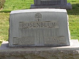 CLARA ROSENBLUM CLARA ROSENBLUM
