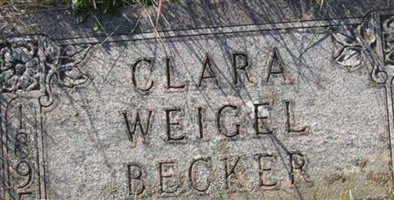 Clara Weigel Becker Clara Weigel Becker