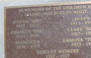 Clare 'Bob' White Clare 'Bob' White