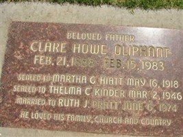 Clare Howe Oliphant Clare Howe Oliphant