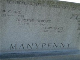 Clare Lance Manypenny