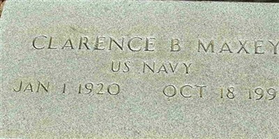 Clarence B Maxey Clarence B Maxey