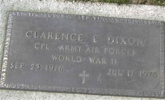 Clarence E Dixon
