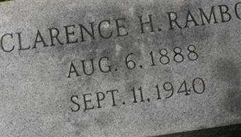 Clarence H. Rambo Clarence H. Rambo