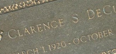 Clarence S. DeClue Clarence S. DeClue