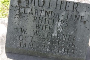 Clarenda Jane Phillips Turner Clarenda Jane Phillips Turner