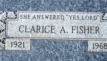 Clarice Albertine Rice Fisher