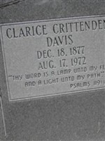 Clarice Crittenden Davis Clarice Crittenden Davis