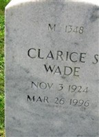 Clarice S Wade Clarice S Wade