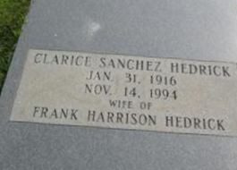 Clarice Sanchez Hedrick