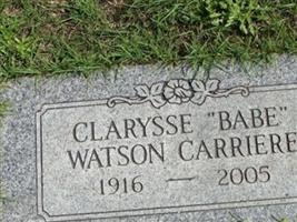 Clarysse "Babe" Watson Carriere