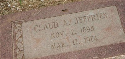 Claud A Jeffries