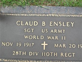 Claud B. Ensley Claud B. Ensley