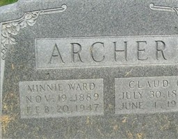 Claud C. Archer Claud C. Archer