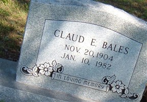 Claud Ernest Bales Claud Ernest Bales