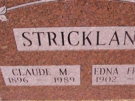 Claud M Strickland Claud M Strickland