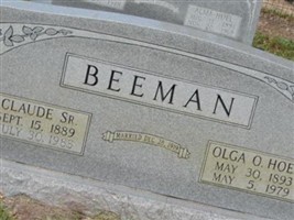 Claude Beeman, Sr Claude Beeman, Sr