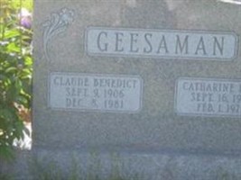Claude Benedict Geesaman Claude Benedict Geesaman