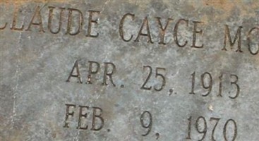 Claude Cayce Moore Claude Cayce Moore