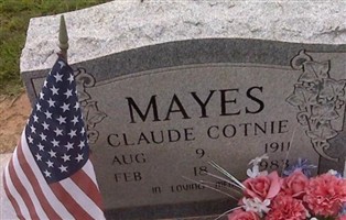Claude Cotnie Mayes