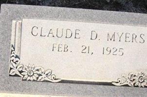 Claude D Myers