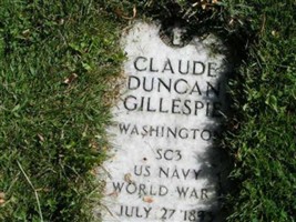 Claude Duncan Gillespie