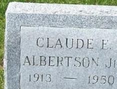 Claude E. Albertson, Jr Claude E. Albertson, Jr