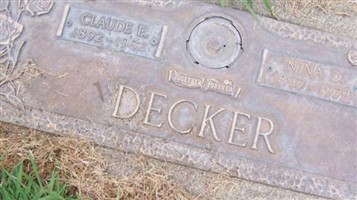 Claude E Decker