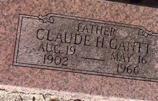 Claude Homer Gantt Claude Homer Gantt