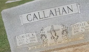 Claude Kenneth Callahan Claude Kenneth Callahan