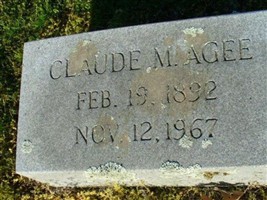 Claude M Agee Claude M Agee