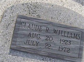 Claude R Williams