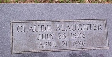 Claude Slaughter Claude Slaughter