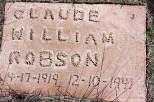 Claude W Robson