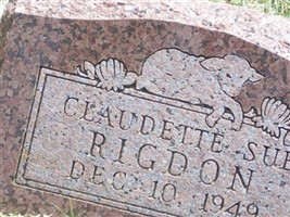 Claudette Sue Rigdon